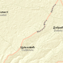 Dobrić Street Map