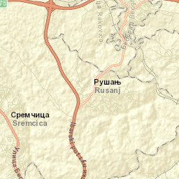 Rušanj Street Map