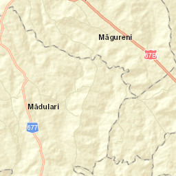 Comuna Mădulari-Beica Street Map