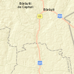 Comuna Bãrãşti Street Map