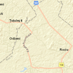 Șerbănești Street Map