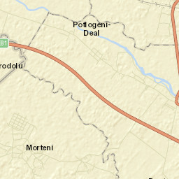 Comuna Morteni Street Map