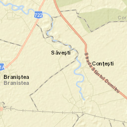 Braniştea Street Map