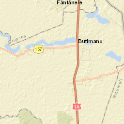 Comuna Butimanu Street Map