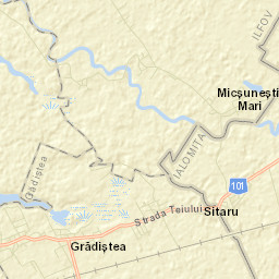 Comuna Grădiştea Street Map