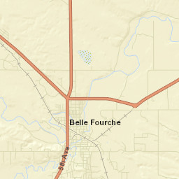 600-698 7th Ave Belle Fourche SD Street Map