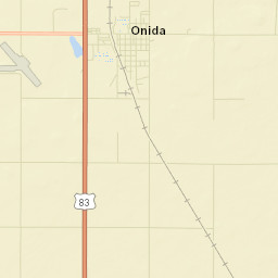 Onida Street Map