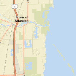 Suamico Street Map