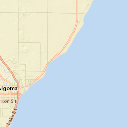 620 Lake St, Algoma, WI 54201 Street Map