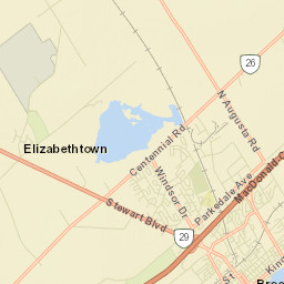 Brockville Street Map