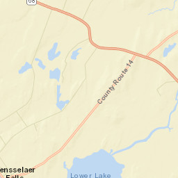 Rensselaer Falls New York Street Map