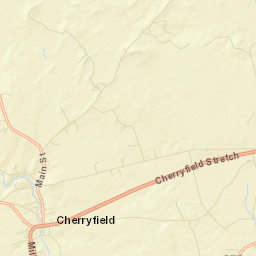 Cherryfield Street Map