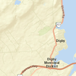 Digby Street Map