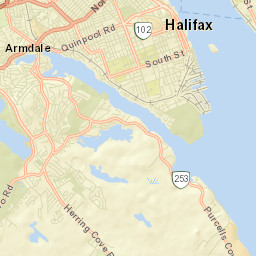 Halifax Street Map