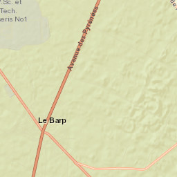 Le Barp Street Map