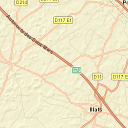 Illats Street Map