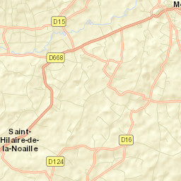 Monségur Street Map