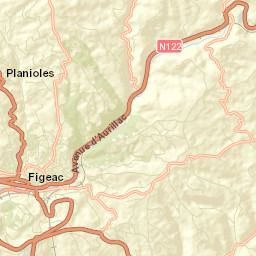 Figeac Street Map