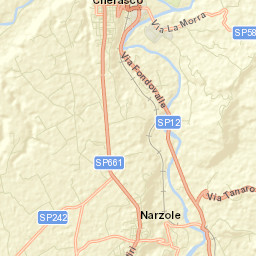 Cherasco Street Map
