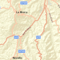 Barolo Street Map