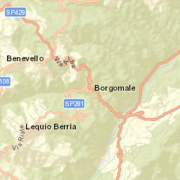 Borgomale Street Map