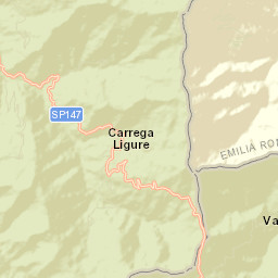 Carrega Ligure Street Map