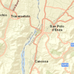 Ciano d'Enza Street Map