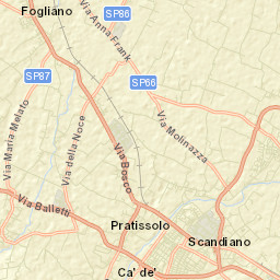 Borzano Street Map