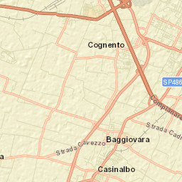Baggiovara Street Map
