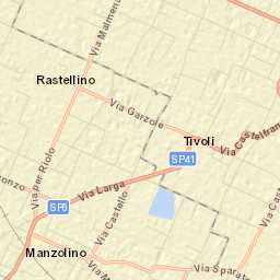 Manzolino Street Map