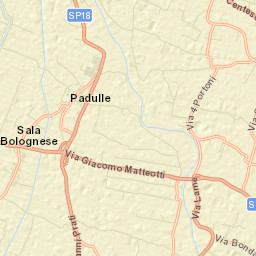 Sala Bolognese Street Map