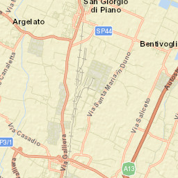 Argelato Street Map