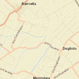 Baricella Street Map