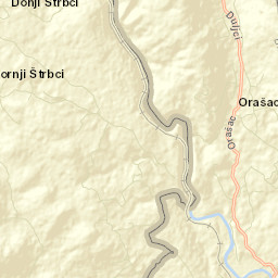 Orašac Street Map