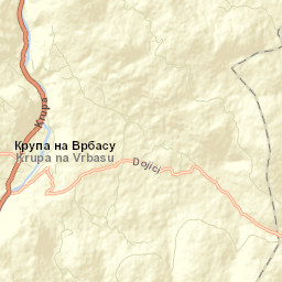 Krupa na Vrbasu Street Map