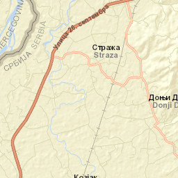 Donji Dobrić Street Map