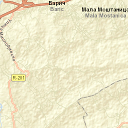 Barič Street Map