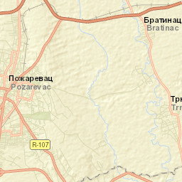 Požarevac Street Map
