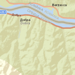 Berzasca Street Map