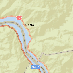 Comuna Berzasca Street Map