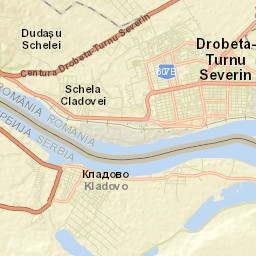 Drobeta-Turnu Severin Street Map