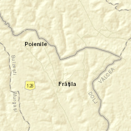 Comuna Bulzeşti Street Map