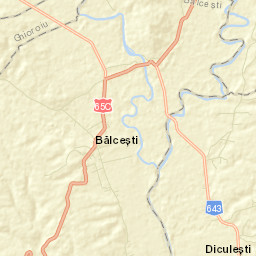 Comuna Diculeşti Street Map