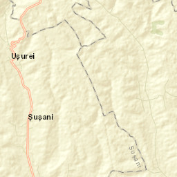 Comuna Şuşani Street Map
