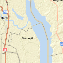 Comuna Verguleasa Street Map