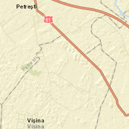 Comuna Vişina Street Map