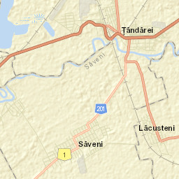 Oraş Ţãndãrei Street Map