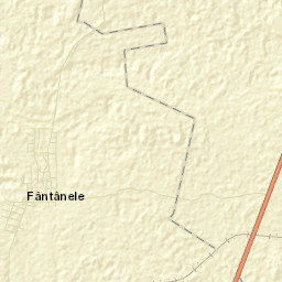 Comuna Fântânele Street Map