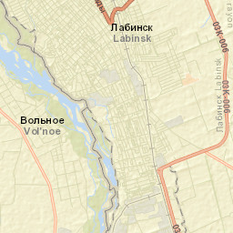 Labinsk Street Map