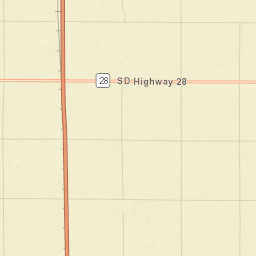 19227-19299 387th St Hitchcock SD Street Map